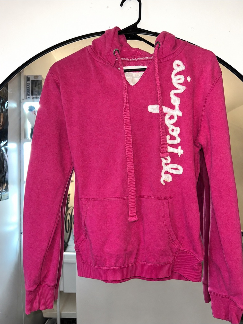 Y2k Aeropostale Hot Pink Embroidered Hoodie